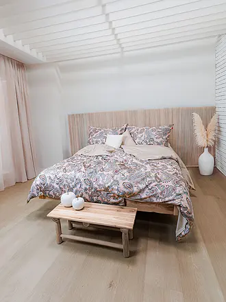 FLEURESSE | Satin Bettwäsche 70x90cm/140x200cm STOCKHOLM Berry | 